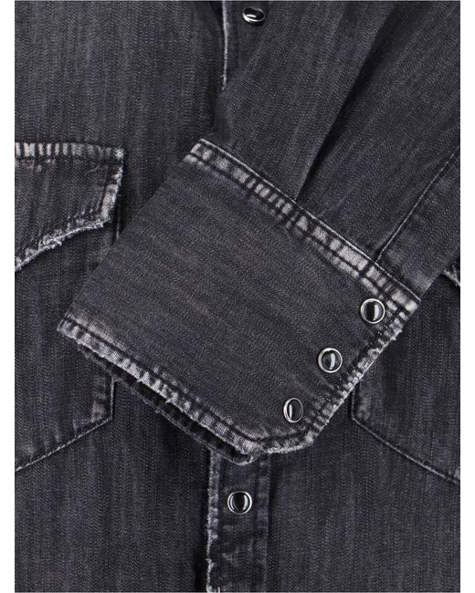 DSquared² Blue Shirts Cotton for men