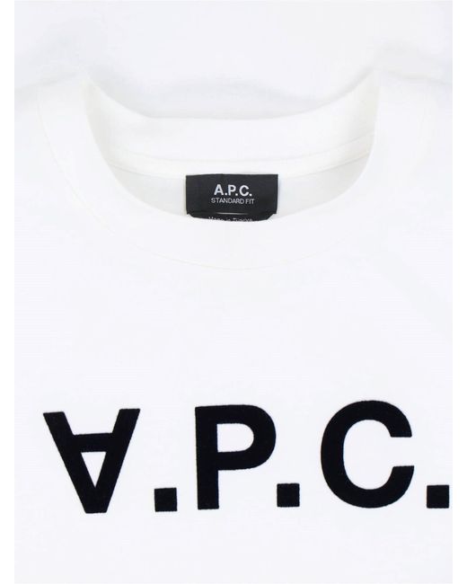 A.P.C. White T-Shirts And Polos for men