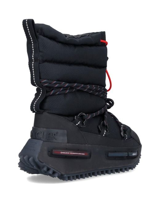Moncler Black X Adidas Nmd Mid-calf Woven Boots