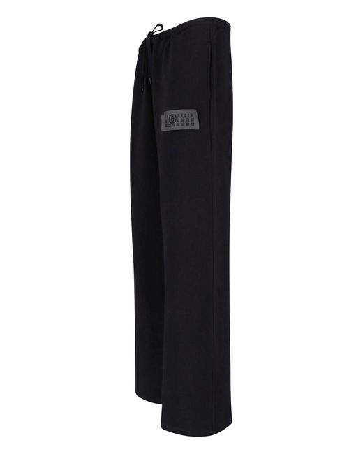 MM6 by Maison Margiela Blue Sweatpants "Numeric" for men
