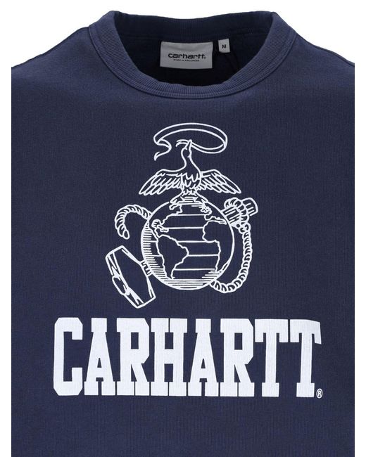 Carhartt Blue Sweatshirt Pond Corps for men
