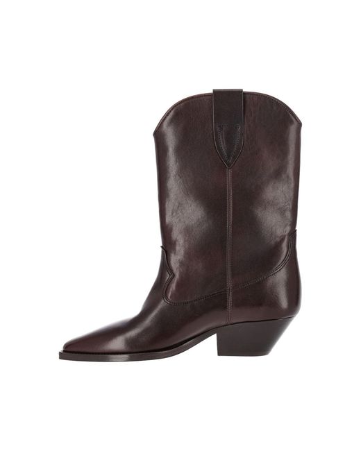 Isabel Marant Brown Leather Ankle Boots
