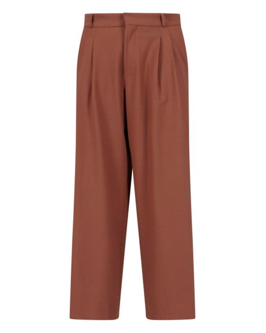Pantaloni Ampi di Bonsai in Brown da Uomo