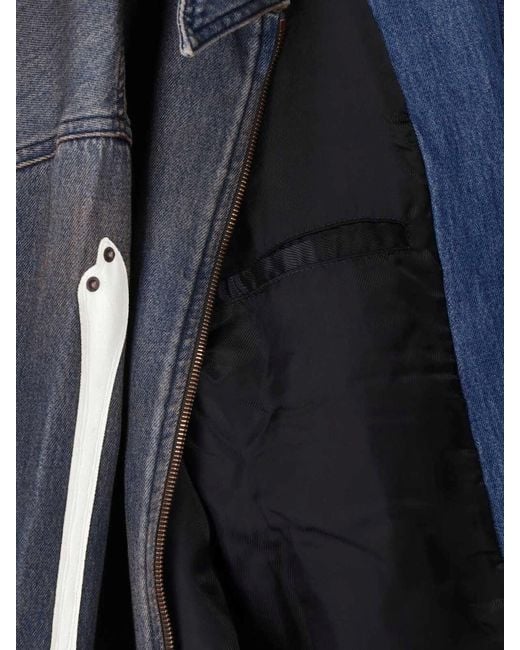 Amiri Blue 100% Cotton Jacket for men