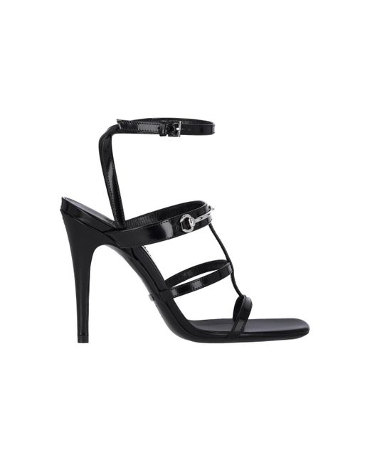 Gucci White Clamp Detail Sandals