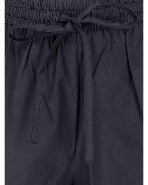 Matteau Blue Relaxed Fit Shorts With Minimalist Design