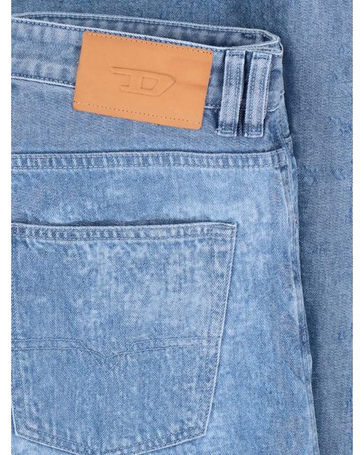 DIESEL Blue Cotton Denim Jeans For