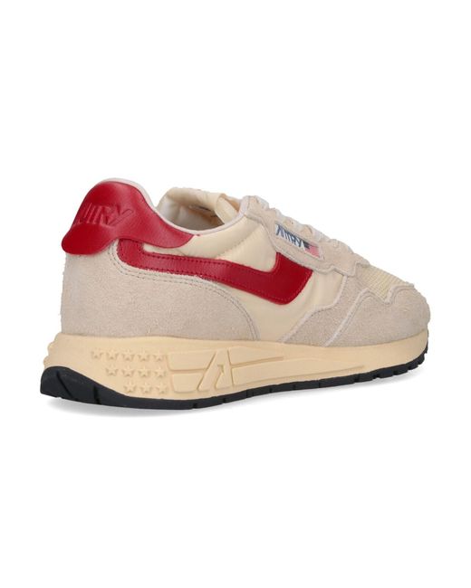Autry Pink Sneakers Upper: Nylon for men