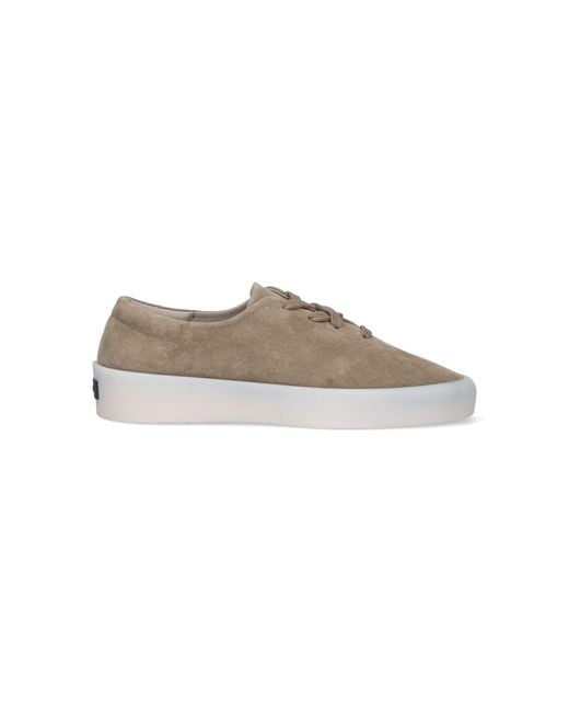 Fear Of God Multicolor Suede Low-Top Sneakers With Rounded Toe for men