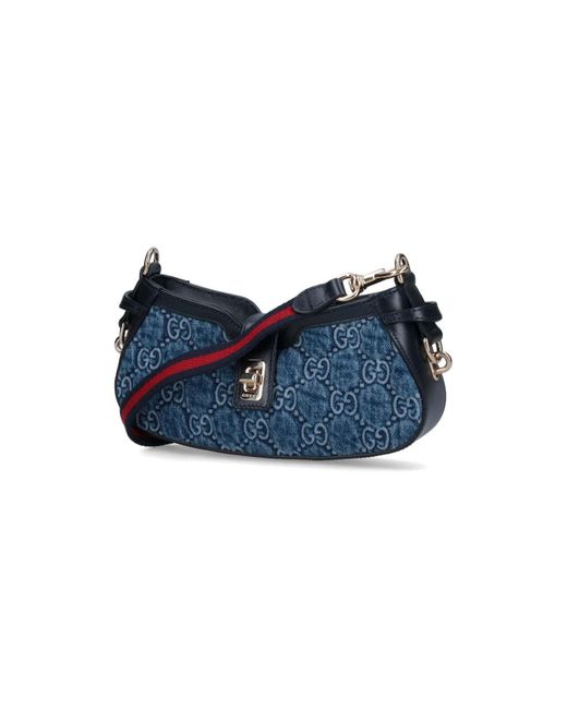 Gucci Blue 'moon Side' Mini Shoulder Bag