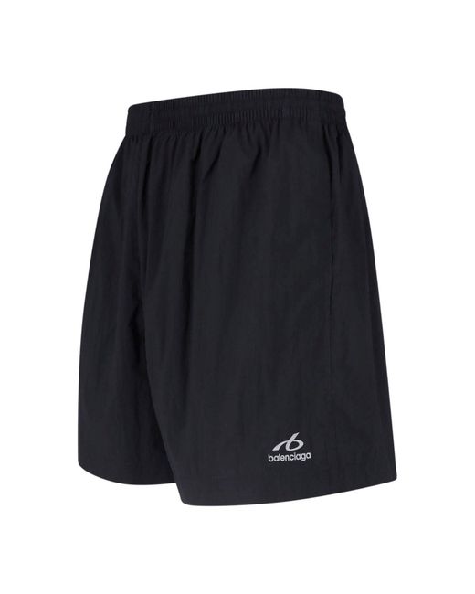 Balenciaga Blue Beach Shorts "Bodies" for men