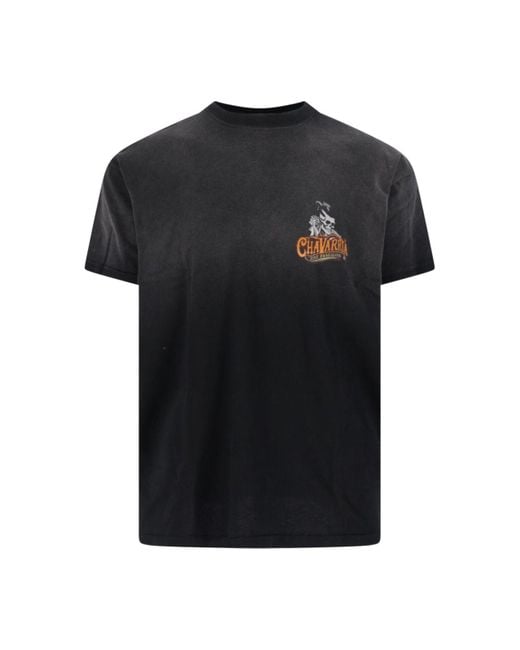 Willy Chavarria Black 'Chavarria Pomade' T-Shirt for men