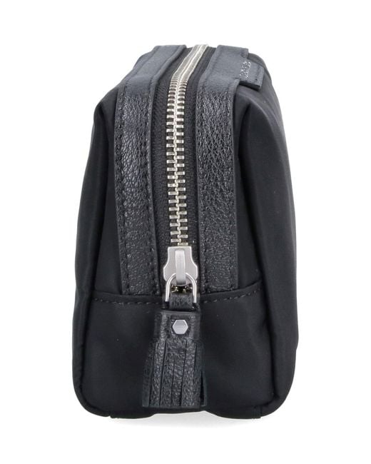 Anya Hindmarch Black Recycled Nylon & Goat Leather Mini Bag