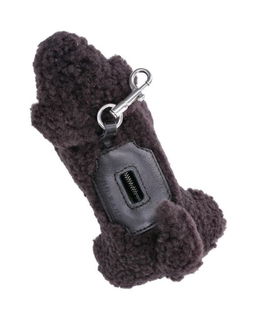 Anya Hindmarch White Keychain Charm "Poo Bag"