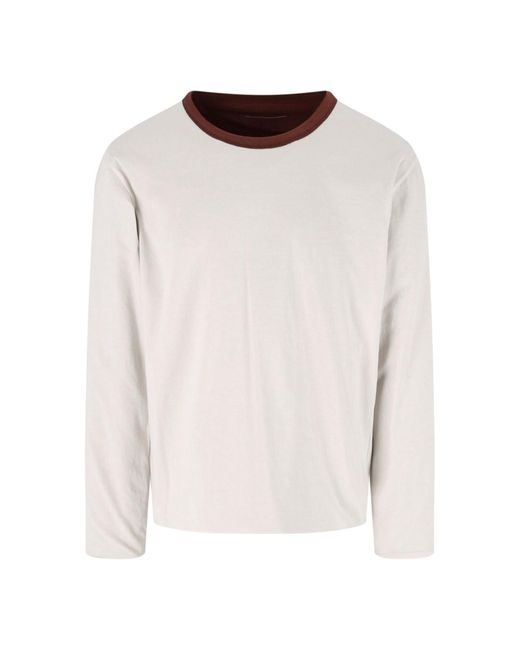MM6 by Maison Margiela Brown Reversible Logo T-Shirt for men