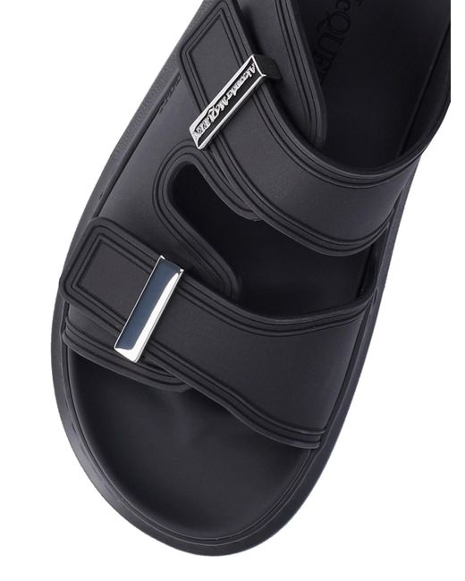 Alexander McQueen Blue 'hybrid' Slide Sandals for men
