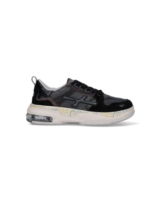 Premiata Black 'drake 298' Sneakers for men