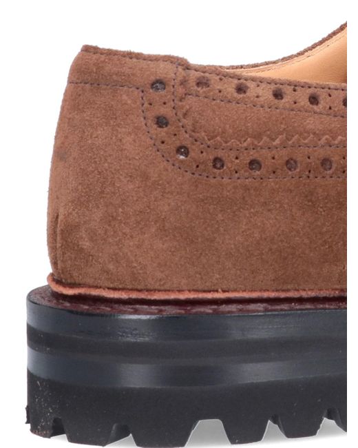 Church's Brown Suede 'Derby' Laced Up for men