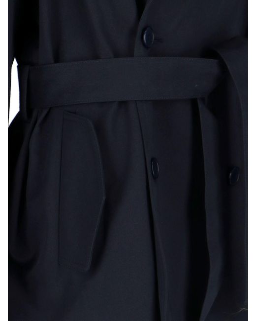 Trench Corto Oversize "Zurich" di Frankie Shop in Blue