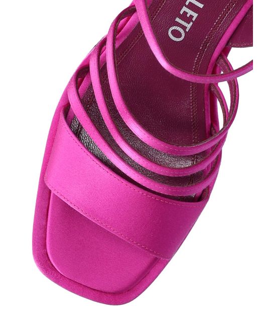 NODALETO Pink 'bulla Chibi' Sandals