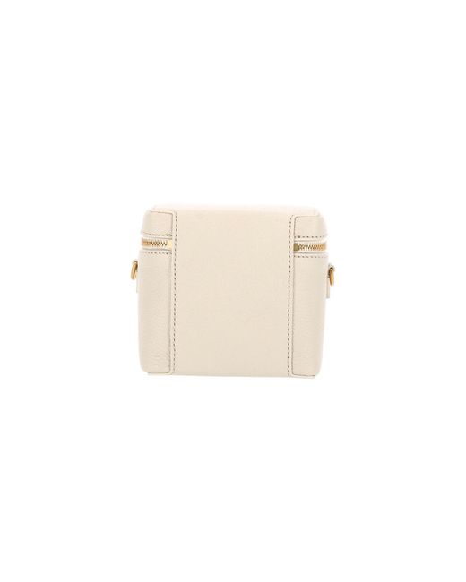 Thom Browne White Leather Pouch
