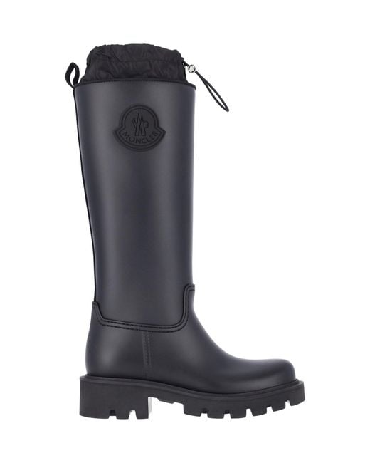 Moncler Blue Rain Boots “Kickstream High”