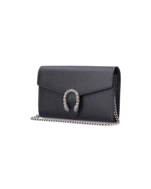 Gucci Gray 'dionysus' Mini Bag
