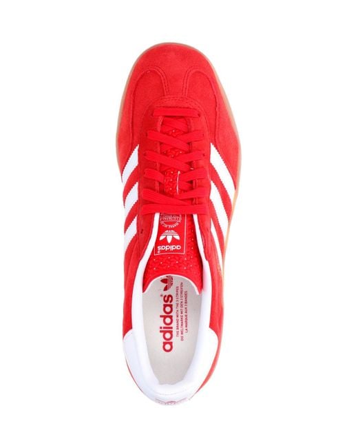 Adidas Red Sports Shoes Gazelle Indoor