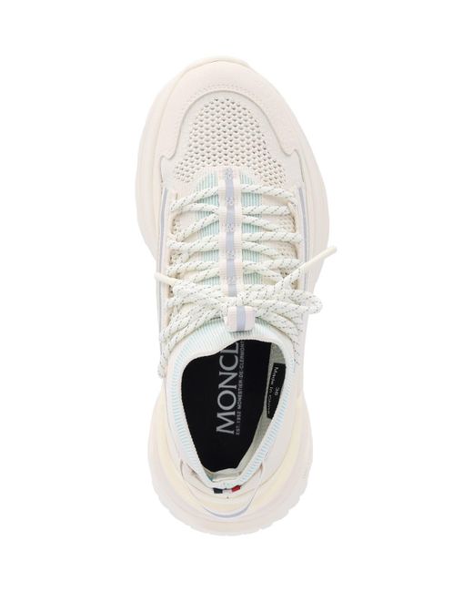Moncler White "monte Runner" Sneakers