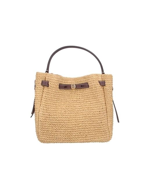 Tory Burch Metallic Bucket Bag
