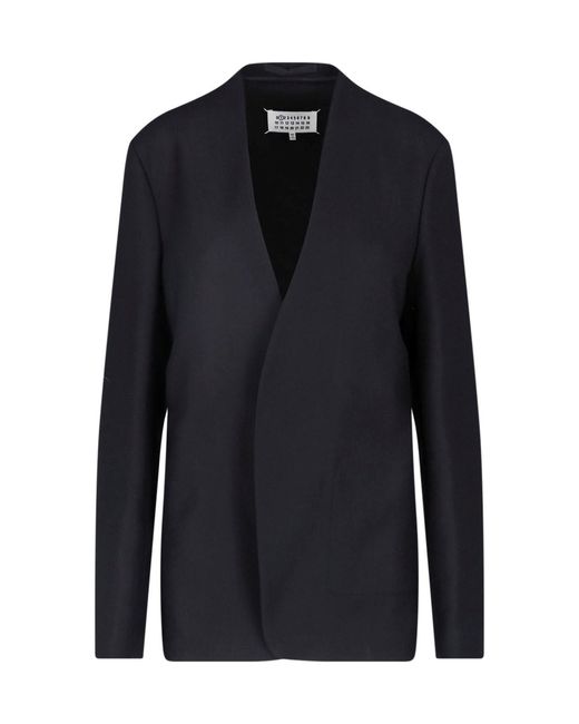 Maison Margiela Blue Virgin Wool Blazer