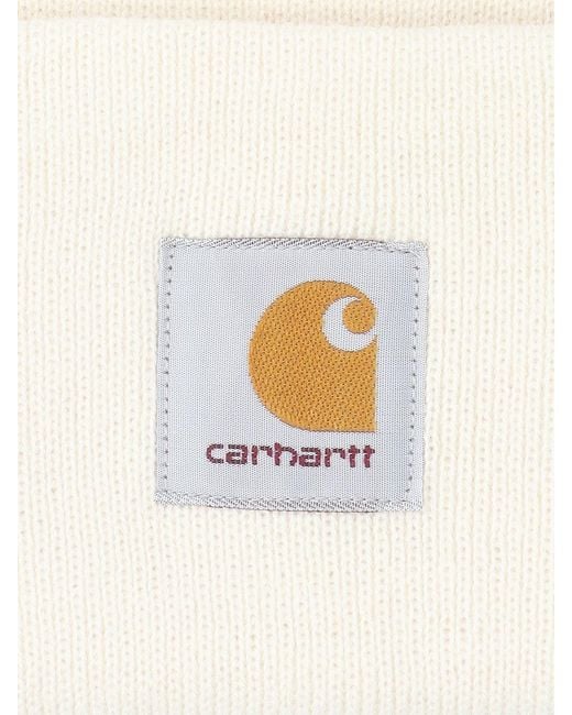 Carhartt White 'watch' Cap for men