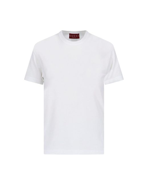Gucci White Basic T-shirt