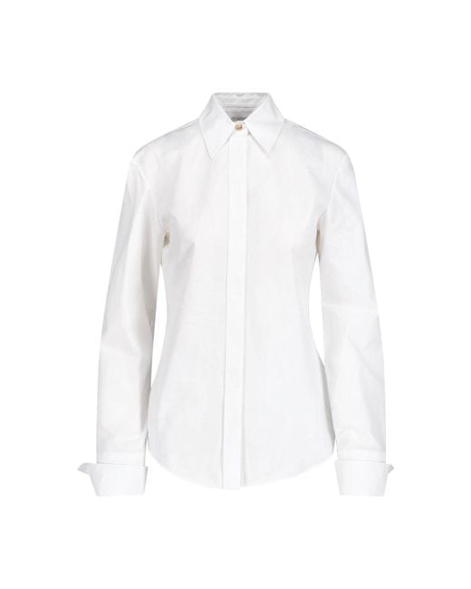 Sportmax White Cotton Shirt