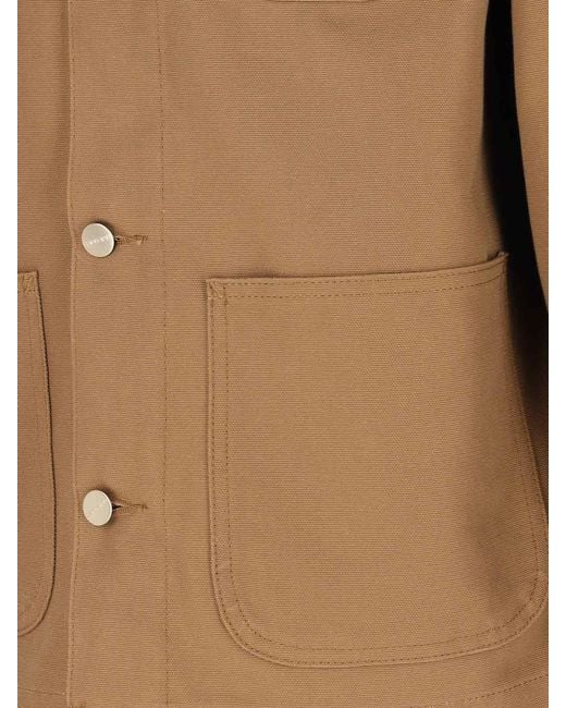Carhartt Brown Work Jacket "Michigan" for men