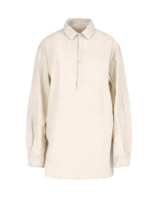 Daniela Gregis Natural Oversized Polo
