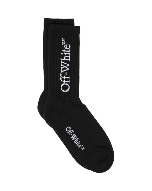 Off-White c/o Virgil Abloh Black Logo Socks for men