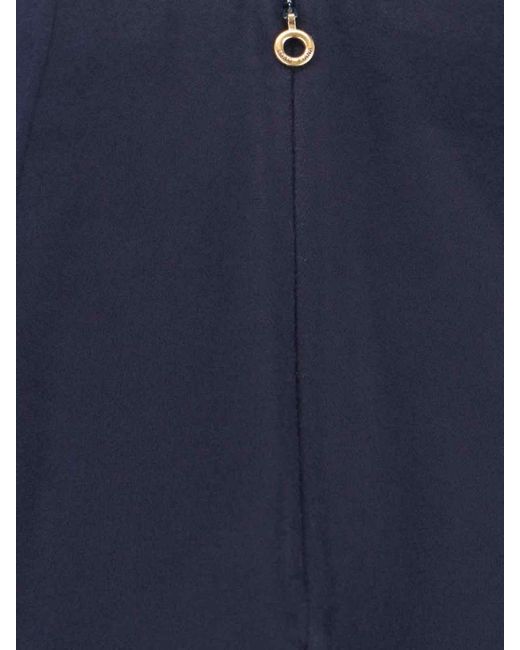 Loro Piana Blue 'Vivian' Cashmere Midi Skirt