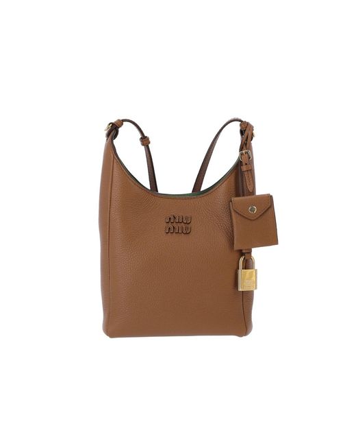Miu Miu Brown Bucket Bag