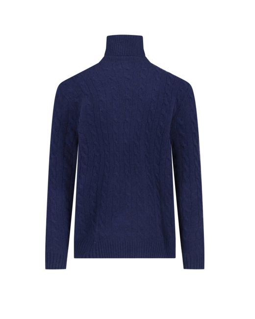 Maglione A Collo Alto Logo di Polo Ralph Lauren in Blue da Uomo