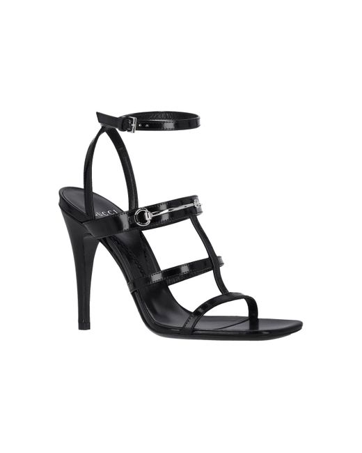Gucci White Clamp Detail Sandals