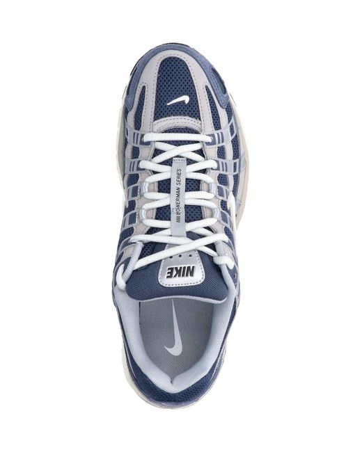 Nike Blue 100% Fabric Sneakers for men