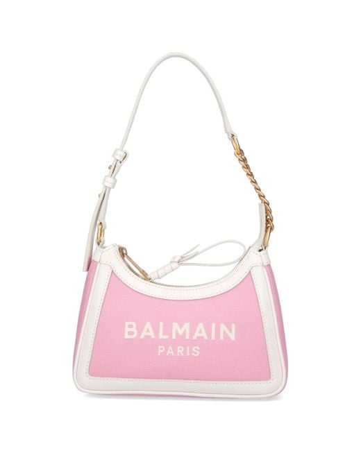Balmain Pink 'b Army' Shoulder Bag