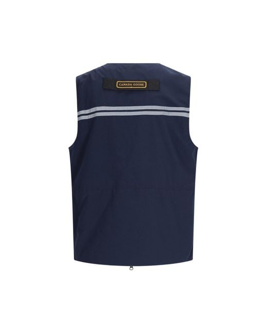 Canada Goose Blue 'canmore' Vest for men