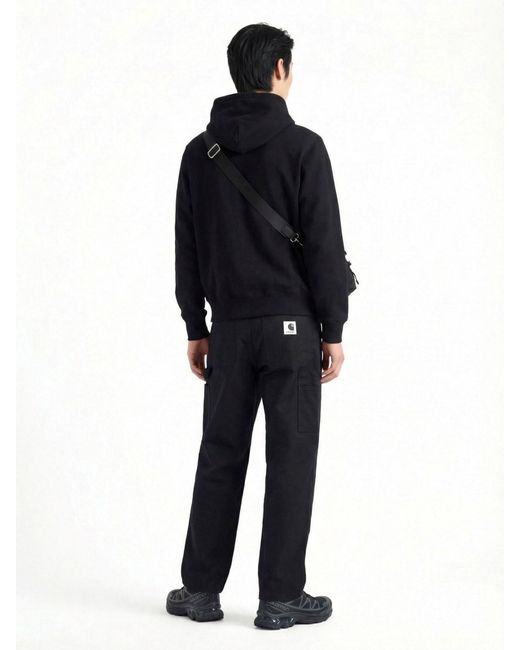 Sacai Blue Double Knee Pants X Carhartt Wip With Belted Mid-Rise for men