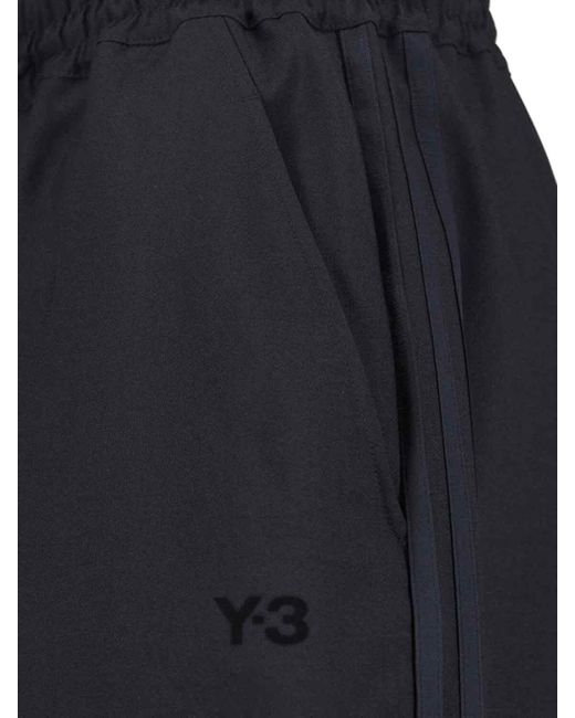 Y-3 Blue Logo Track Pants