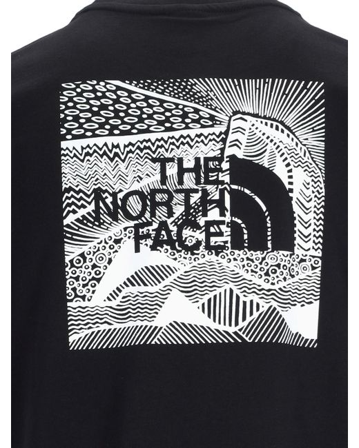 T-Shirt "Redbox Celebration" di The North Face in Black da Uomo