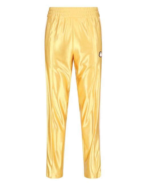 Moncler Genius X Palm Angels Track Pants in Yellow | Lyst