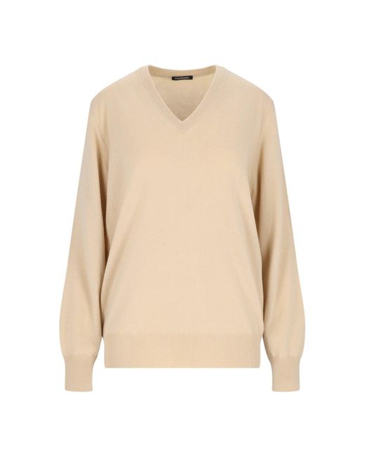 Canessa Natural V-Neck Sweater