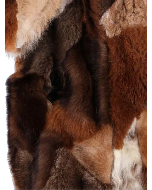 Prada Brown Sheepskin Coat